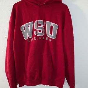 WAU CHAMPION red hoodie